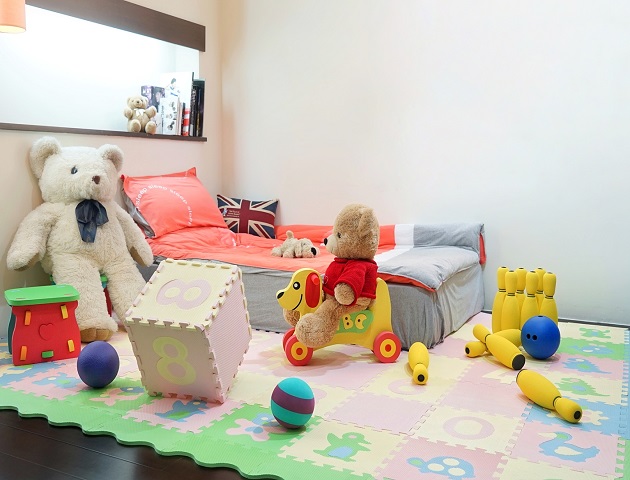 Kid room product concept photo